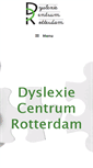 Mobile Screenshot of dyslexiecentrumrotterdam.nl